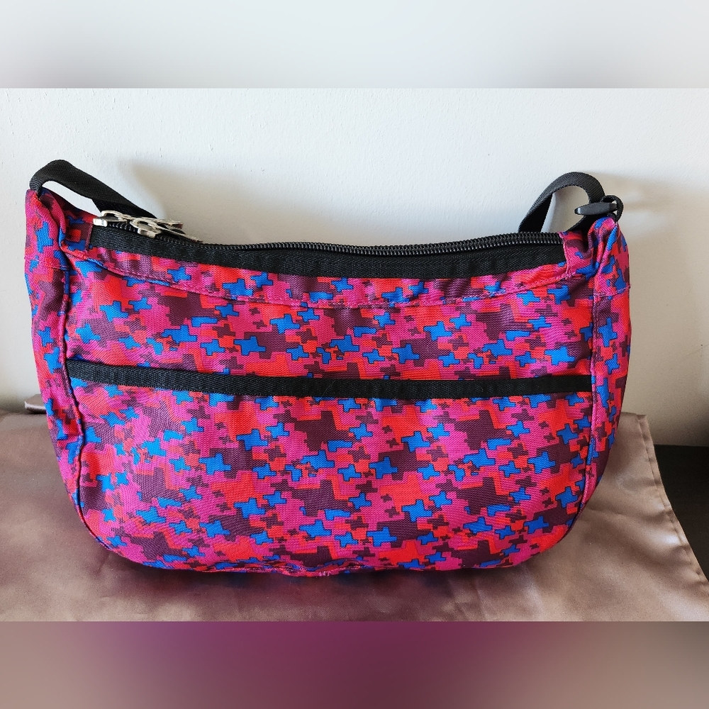 Stylish Red and Blue Women's shoulder bag